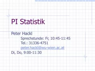 pi statistik