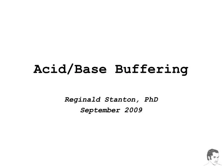 acid base buffering