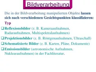 bildverarbeitung