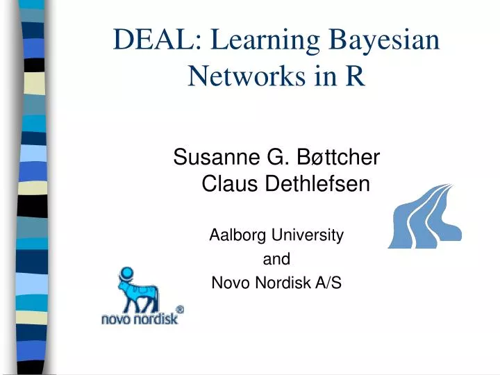 deal learning bayesian networks in r