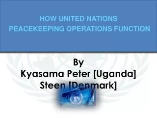 By Kyasama Peter [Uganda] Steen [Denmark]