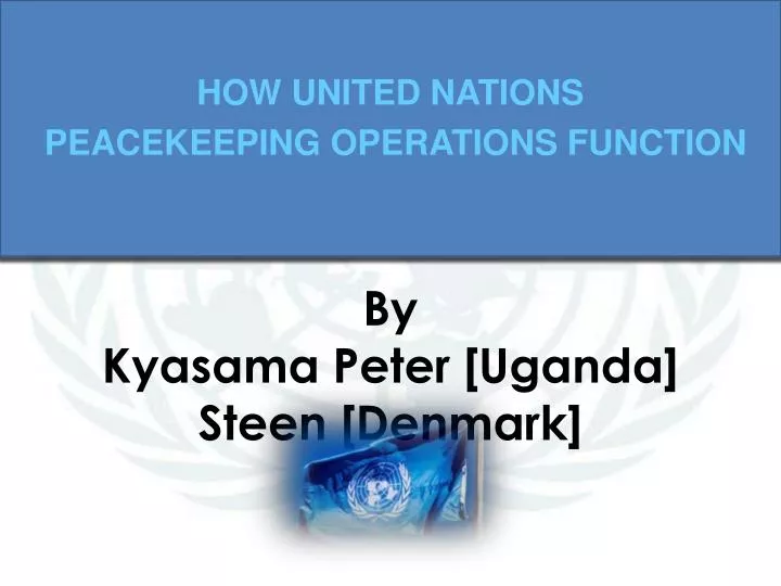 by kyasama peter uganda steen denmark