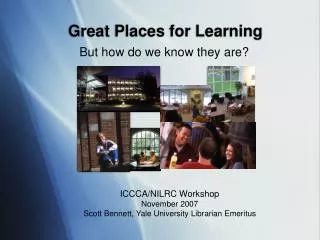 Great Places for Learning