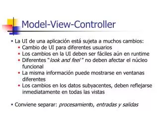 model view controller