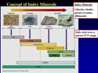 Concept of Index Minerals