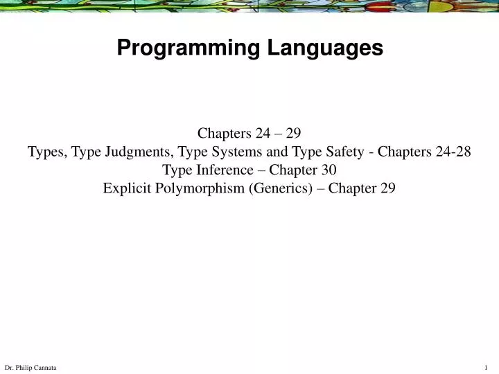 programming languages