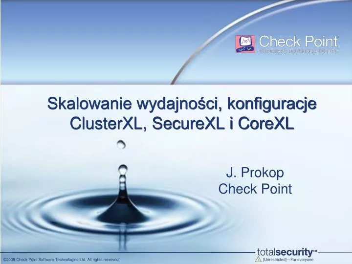 skalowanie wydajno ci konfiguracje clusterxl securexl i corexl