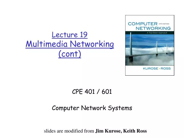 lecture 19 multimedia networking cont