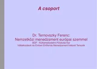 a csoport
