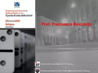 Prof. Francesco Boccardo