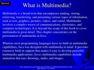 What is Multimedia?