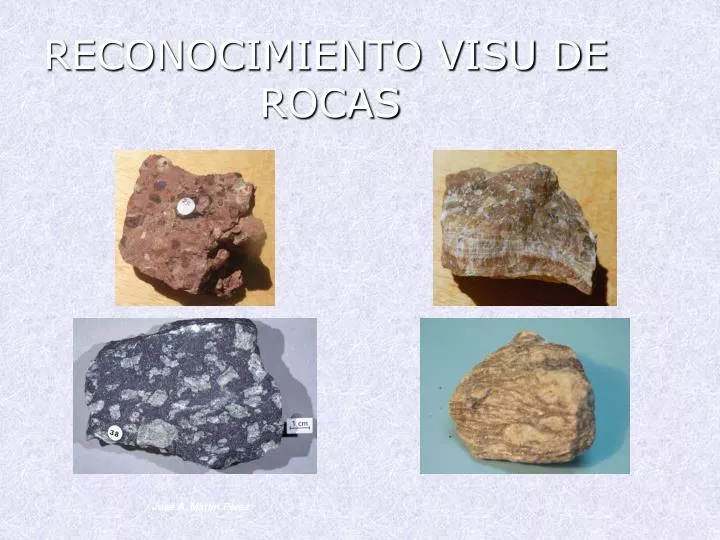 reconocimiento visu de rocas