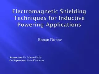 Electromagnetic Shielding Techniques for Inductive Powering Applications