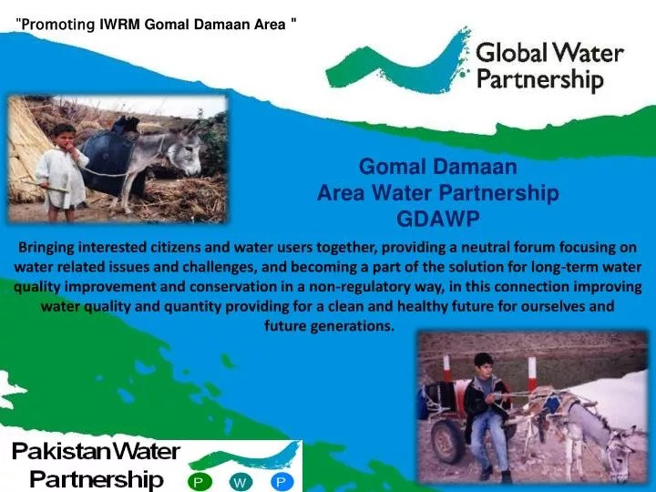 gomal damaan area water partnership gdawp