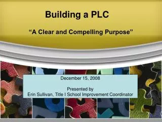 Building a PLC