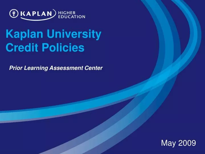 kaplan university credit policies