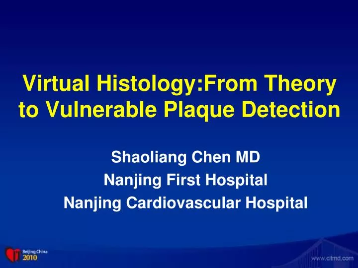 virtual histology from theory to vulnerable plaque detection