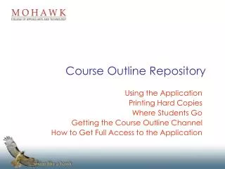 Course Outline Repository