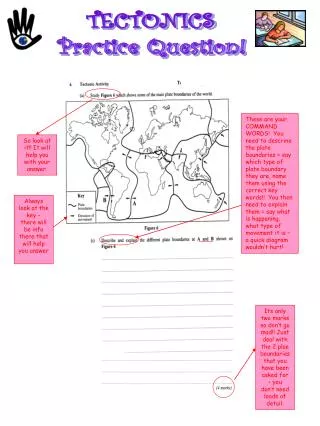 TECTONICS Practice Question!