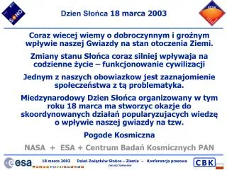 dzien s o ca 18 marca 2003