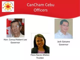 CanCham Cebu Officers