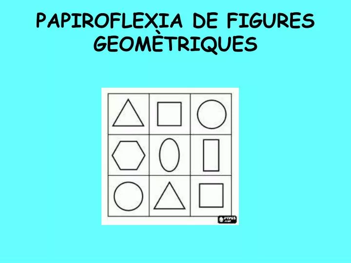 papiroflexia de figures geom triques