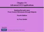 Chapter 13: Advanced GUI Applications - slide 1