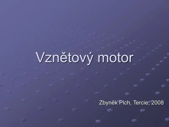 vzn tov motor