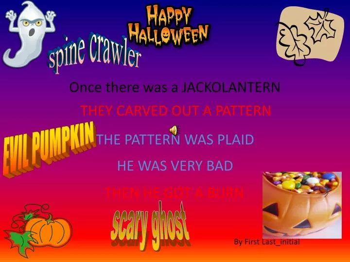 once there was a jackolantern