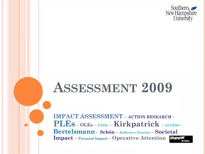 assessment 2009