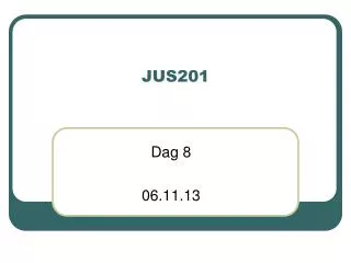 jus201