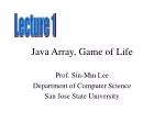PPT - JAVA Array PowerPoint Presentation, free download - ID:9620191
