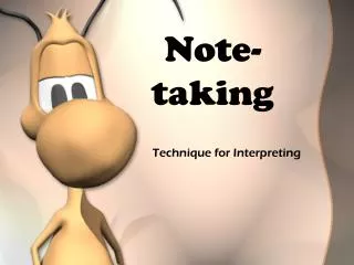 note taking