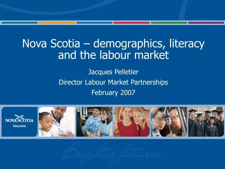 nova scotia demographics literacy and the labour market