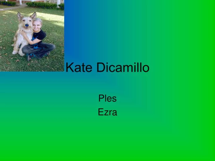 kate dicamillo