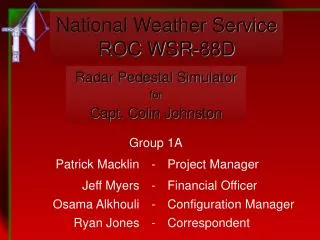 National Weather Service ROC WSR-88D