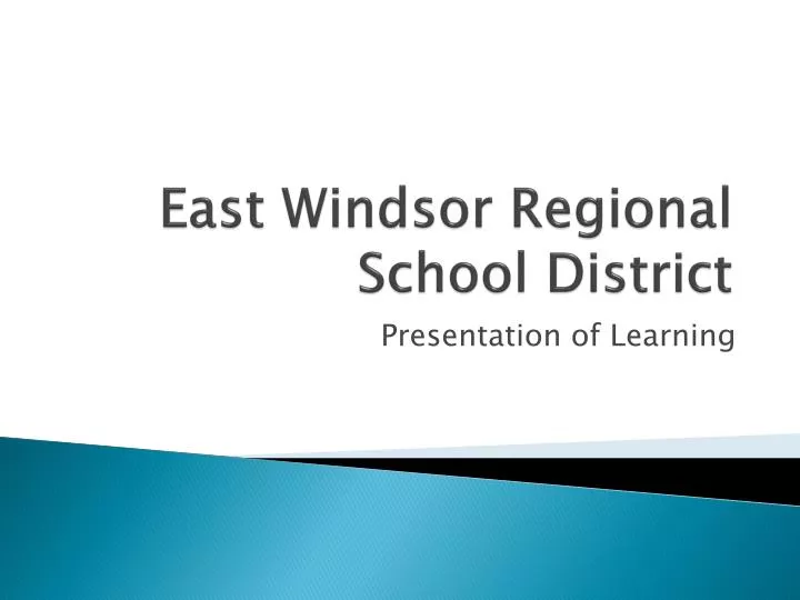 east windsor regional school district