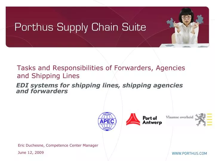 tasks and responsibilities of forwarders agencies and shipping lines