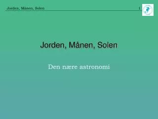 jorden m nen solen