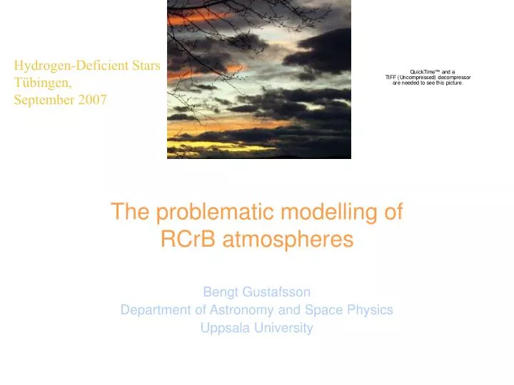 the problematic modelling of rcrb atmospheres