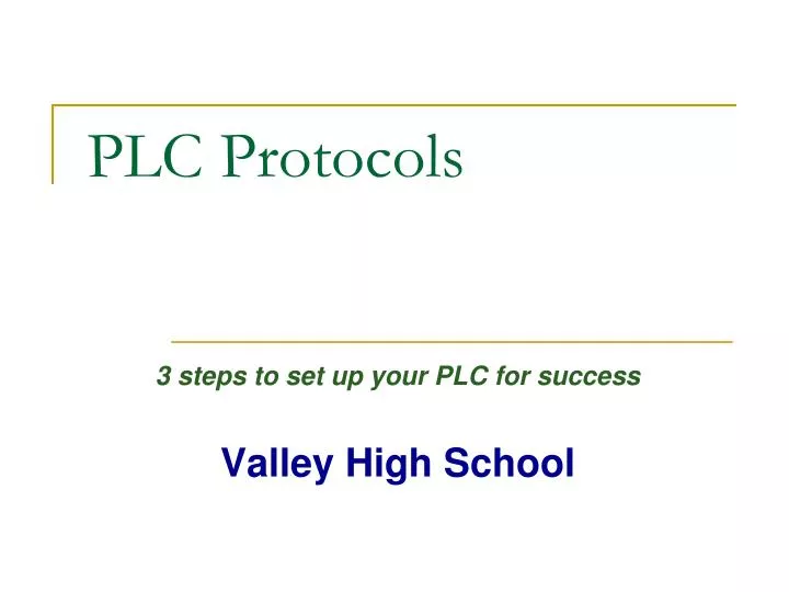 plc protocols