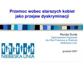 przemoc wobec starszych kobiet jako przejaw dyskryminacji