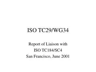 ISO TC29/WG34