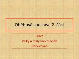 ob hov soustava 2 st
