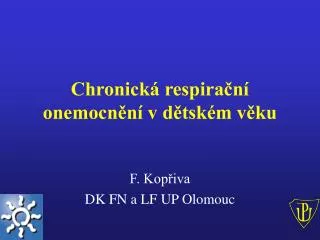 chronick respira n onemocn n v d tsk m v ku
