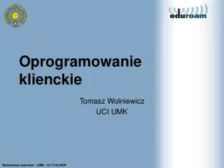oprogramowanie klienckie