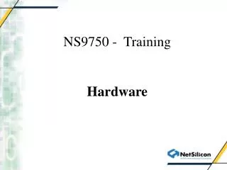 NS9750 - Training Hardware