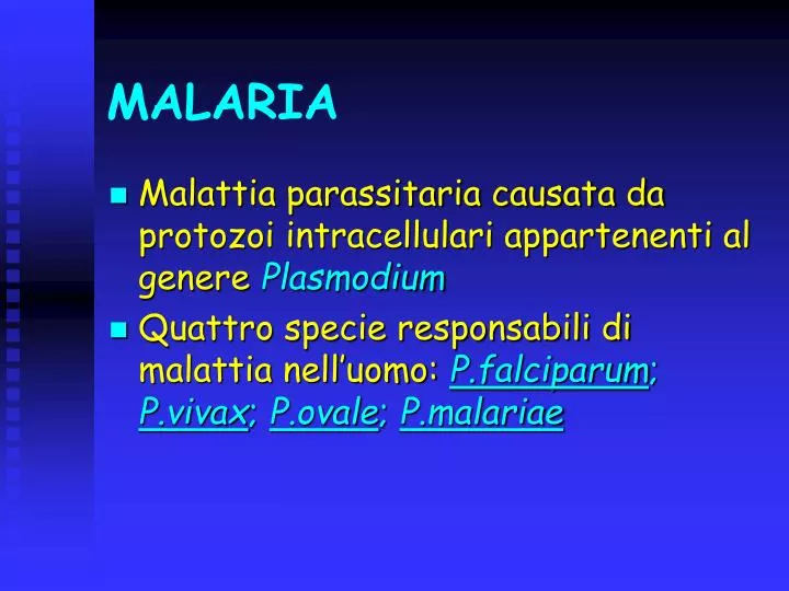 malaria