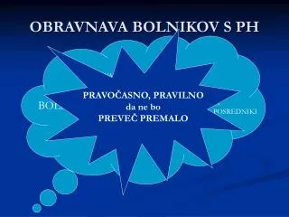 obravnava bolnikov s ph