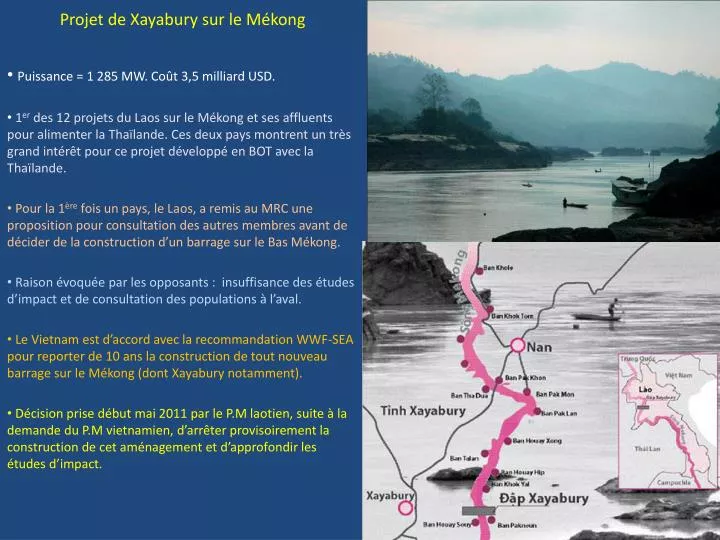 projet de xayabury sur le m kong